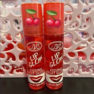 (2) Cherry Roll on liquid lip oil gloss